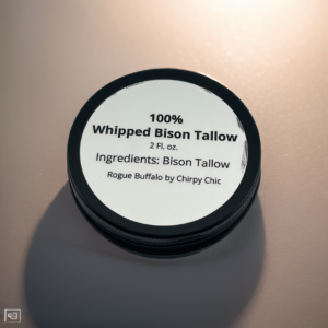 Tallow in tin - 100% Bison Tallow
